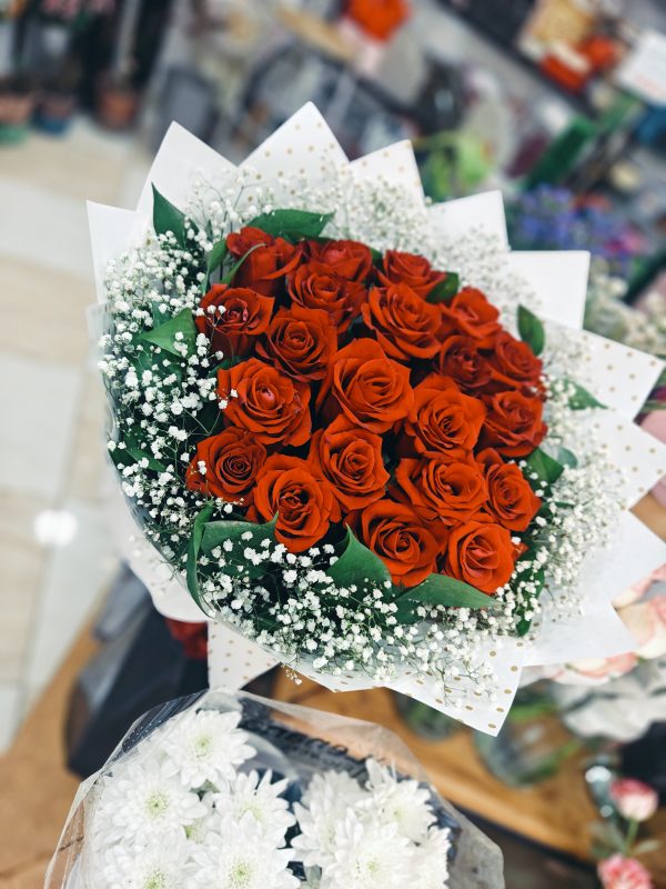 Bouquet de roses rouge
