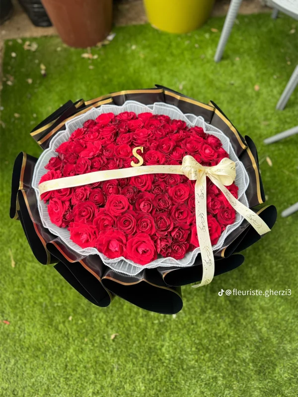 Bouquet de roses rouge